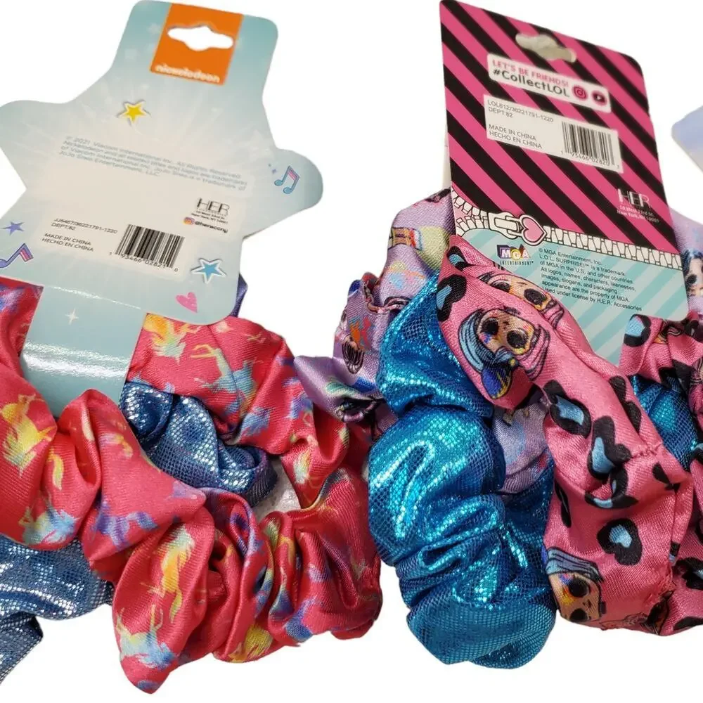 LOL Surprise Girls Scrunchies JoJo Siwa Bow Scrunchies Girls Hair Ties